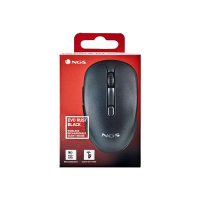 NGS Evo - souris sans fil - silencieuse - noir