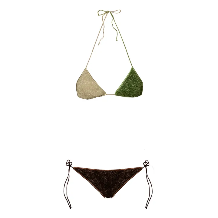 Oseree Maillot 2 Pièces Micro Lumière | Chocolat