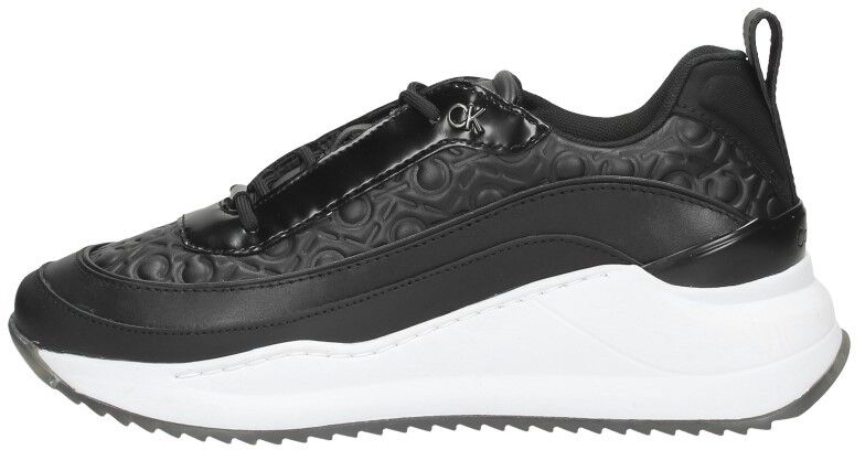 Calvin Klein Chunky Internal Wedge Mono Mix zwart