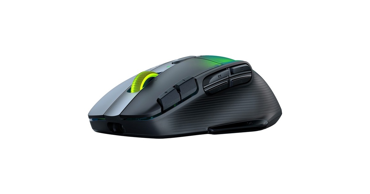 Turtle BeachKone XP Air gaming muis  (Zwart, USB-C / 2,4GHz / Bluetooth, 50 - 19.000 Dpi, RGB)
