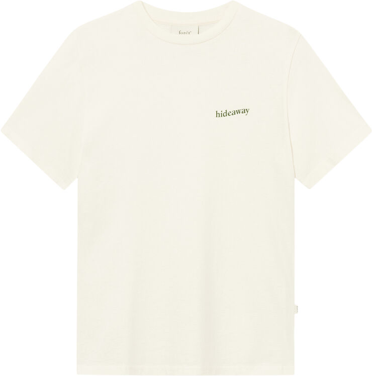 Forét HIDEAWAY T-SHIRT Cloud/green