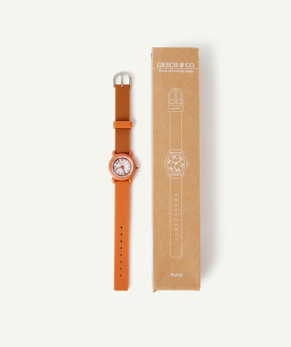 GRECH & CO.MONTRE ORANGE ENFANT
