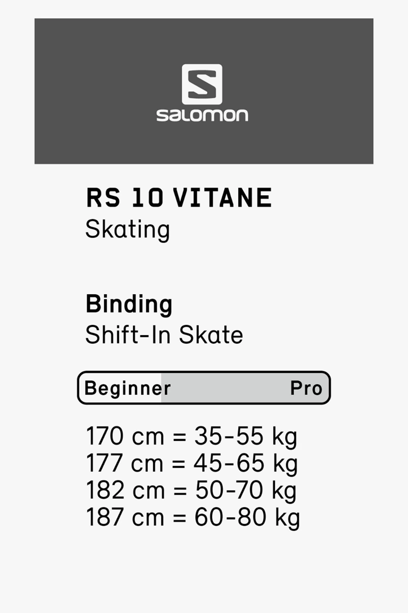 Salomon RS10 Vitane Damen Langlaufski Set 2324