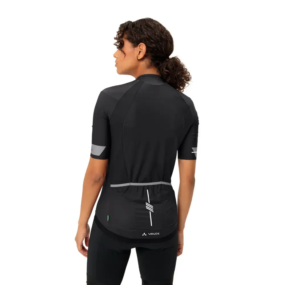VAUDE Furka FZ II Fietsshirt Korte Mouwen Zwart Dames