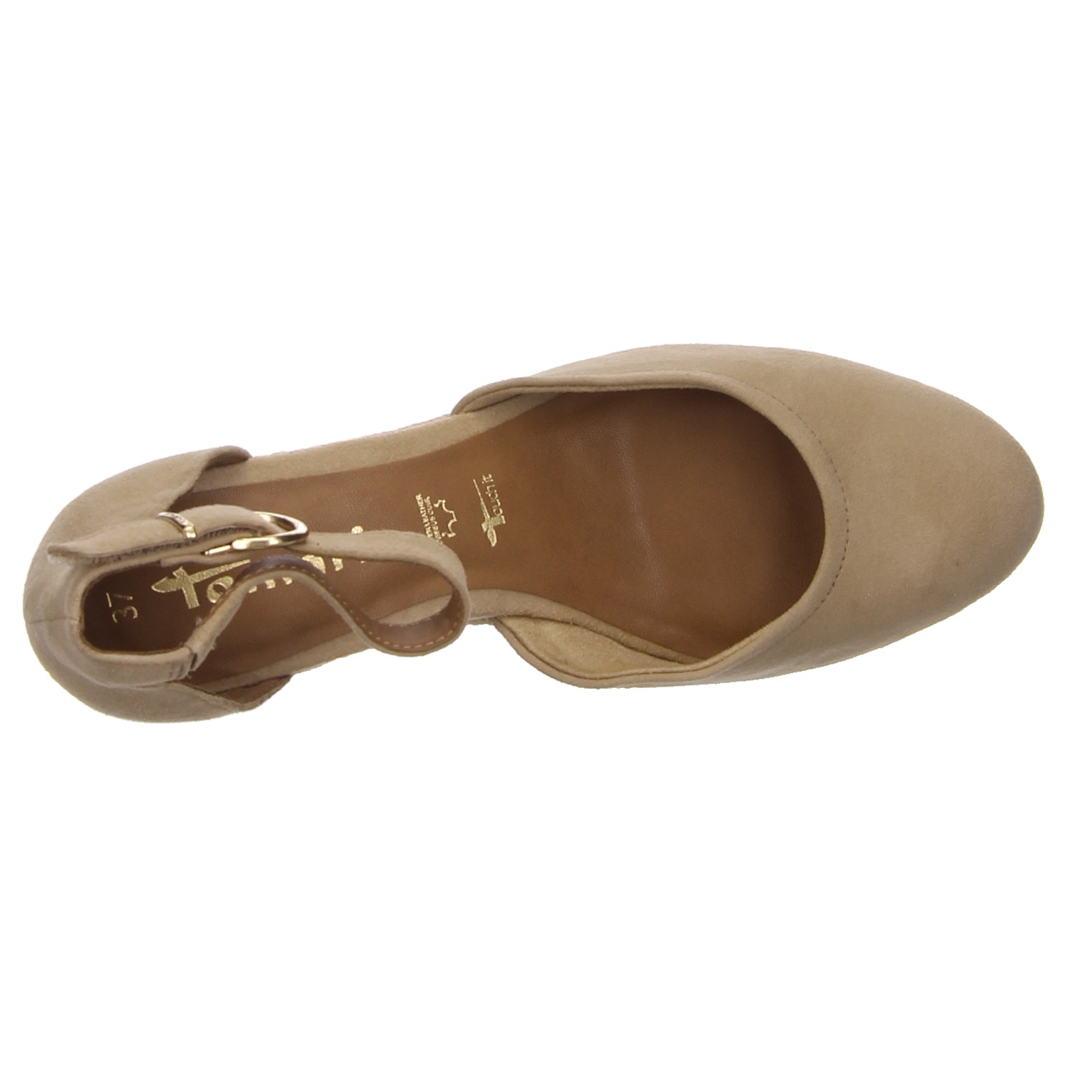 Tamaris Keilpumps beige braun