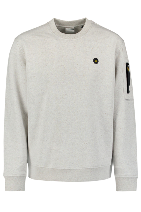 NO-EXCESS grijze heren sweater