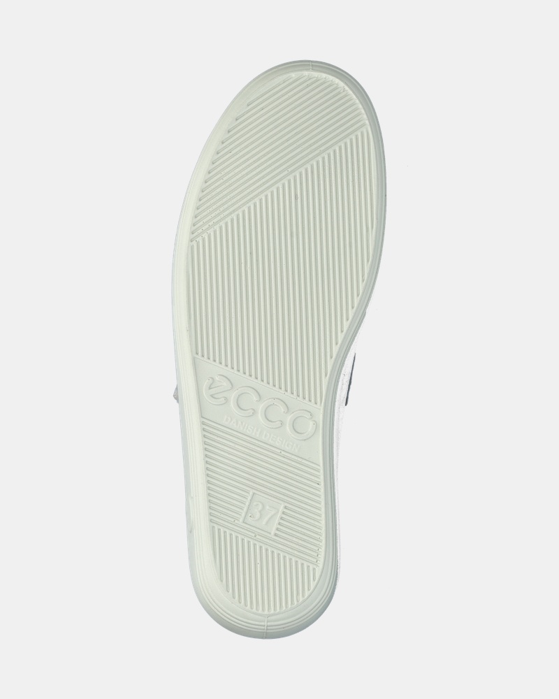 Ecco Soft 2.0 Klittenbandschoenen  - wit