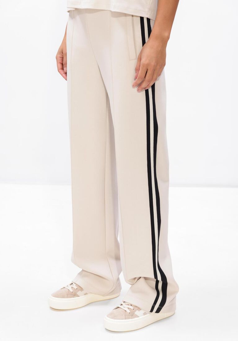 creme max mara lange broeken vento