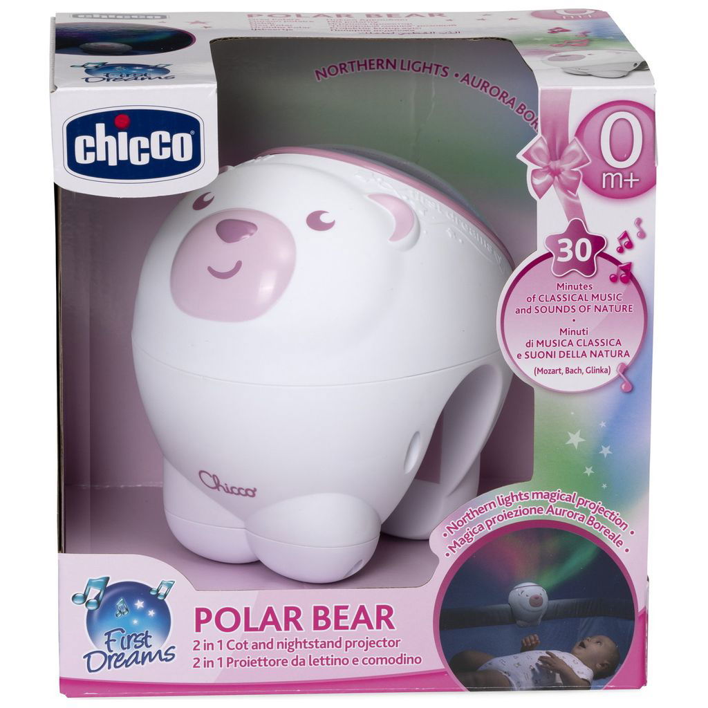 ChiccoChicco   Projektor Polar Bär rosa