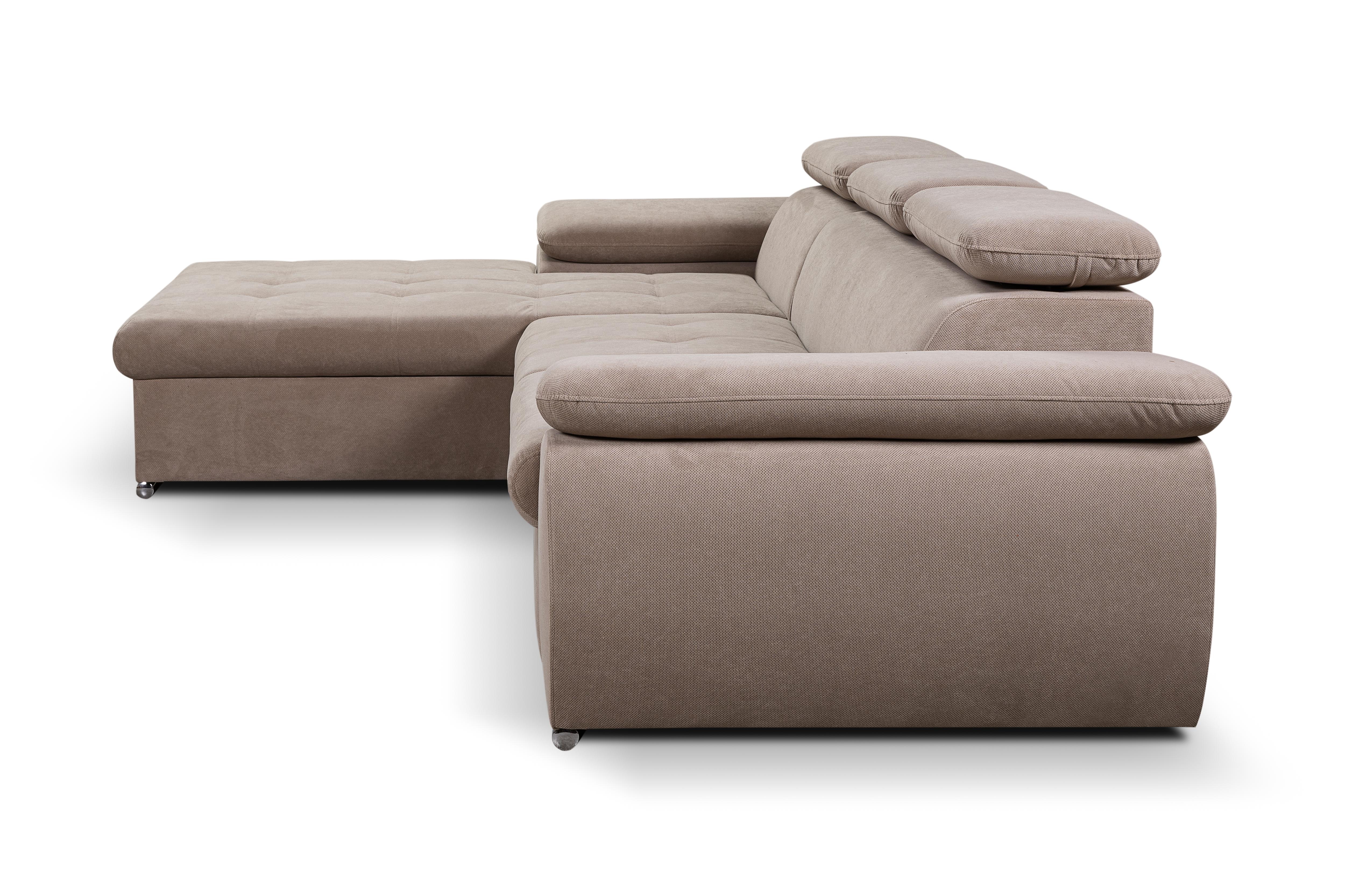 TRINO ANGLE GAUCHE CONVERTIBLE TAUPE PRETTY 2