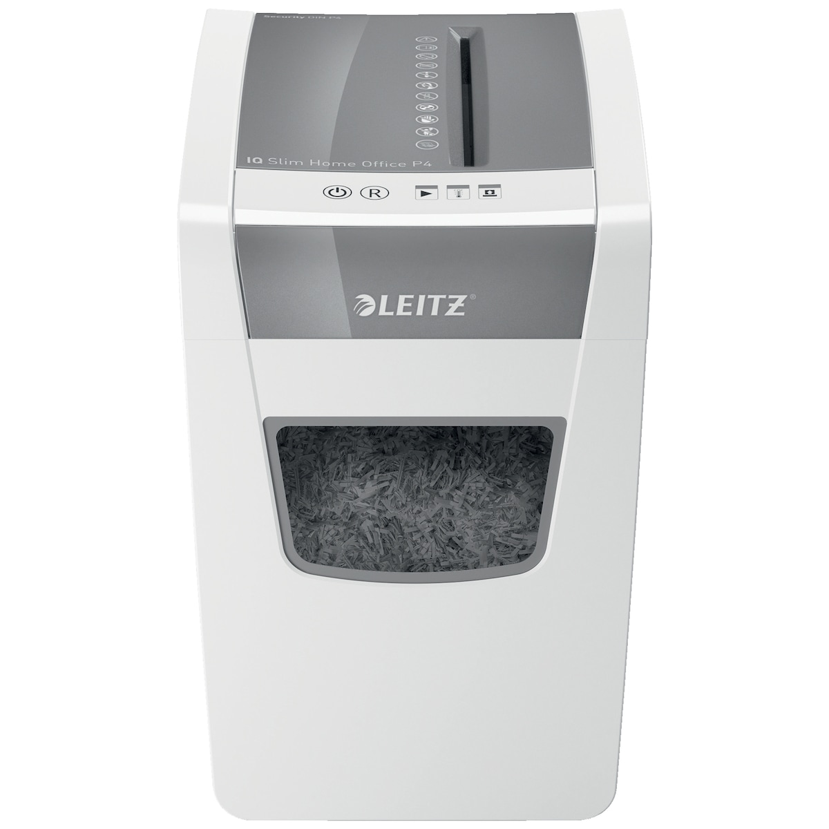 Leitz IQ Slim Home Office P4 makulator med krysskutting