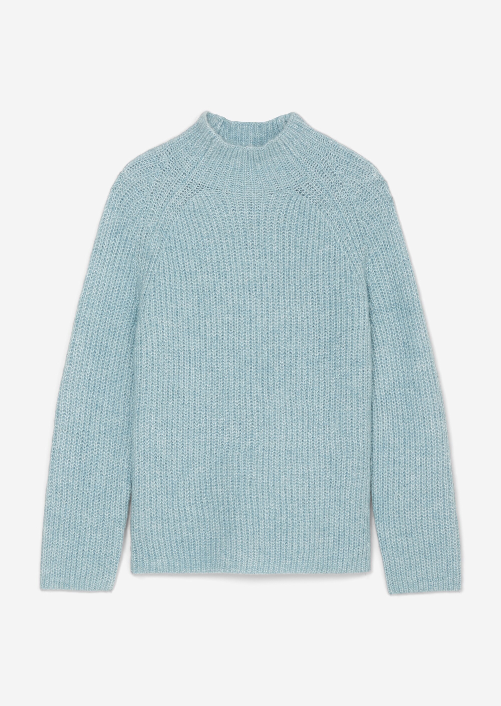 Pullover looseaus flauschigem Schurwolle-Alpakawolle-Mix