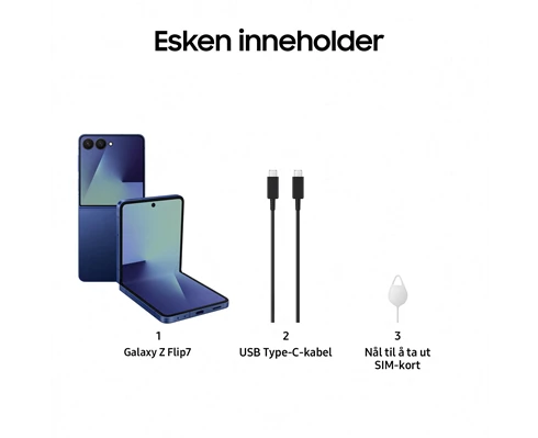 Samsung Galaxy Z Flip7 512GB Blue Shadow