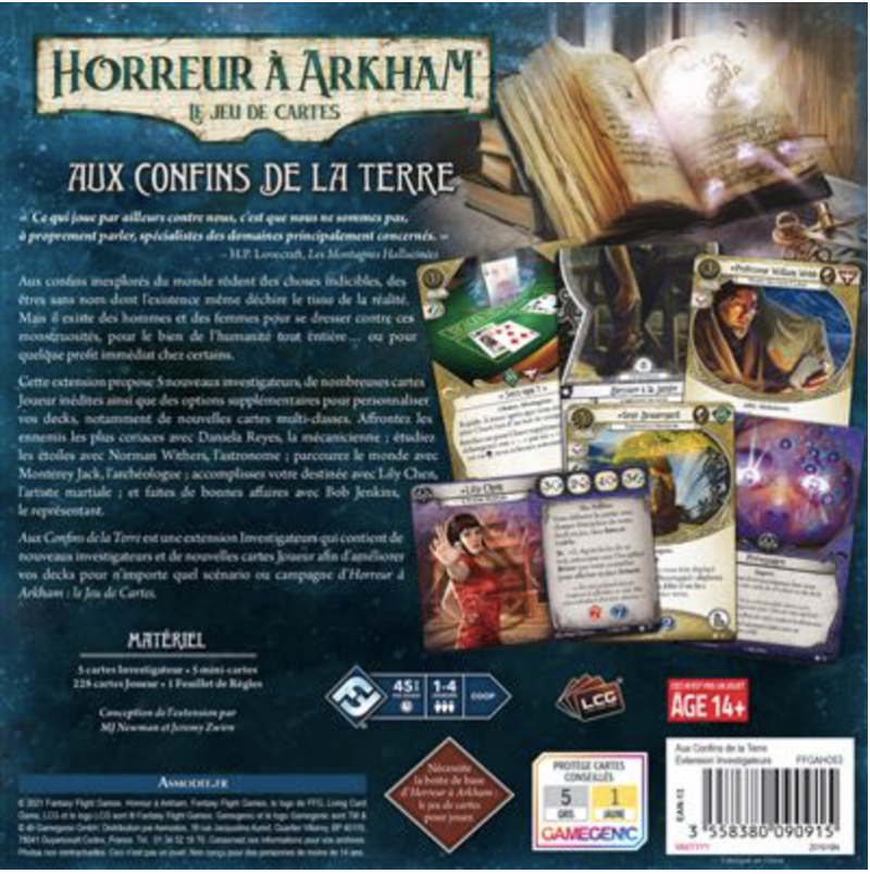 Horreur à Arkham : Le Jeu de Cartes - Aux Confins de la Terre (Investigateurs)