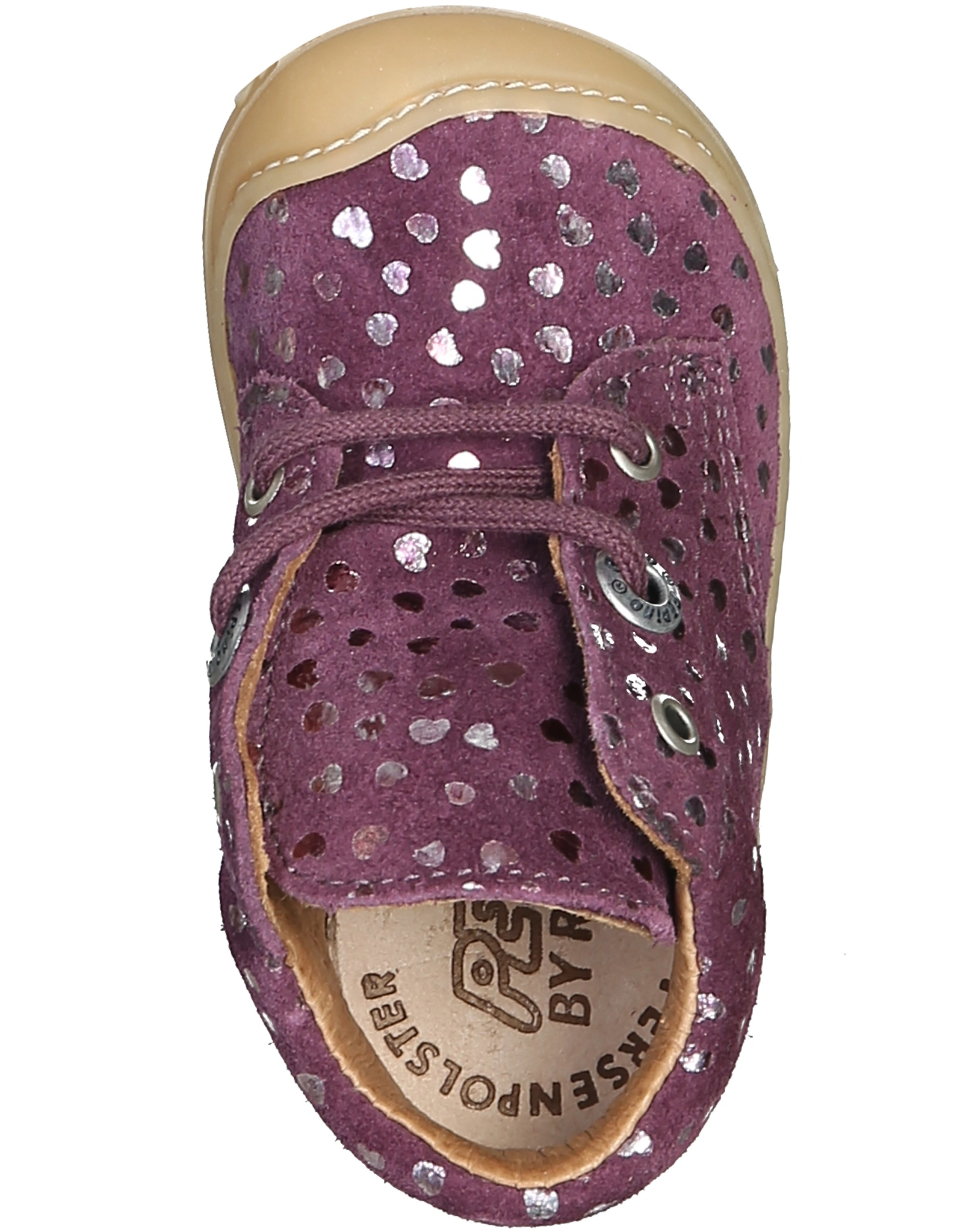 Lauflernschuhe DOTS in merlot