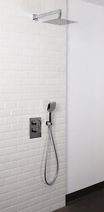 Colonne de douche thermostatique à encastrer Sarodis Tockia
