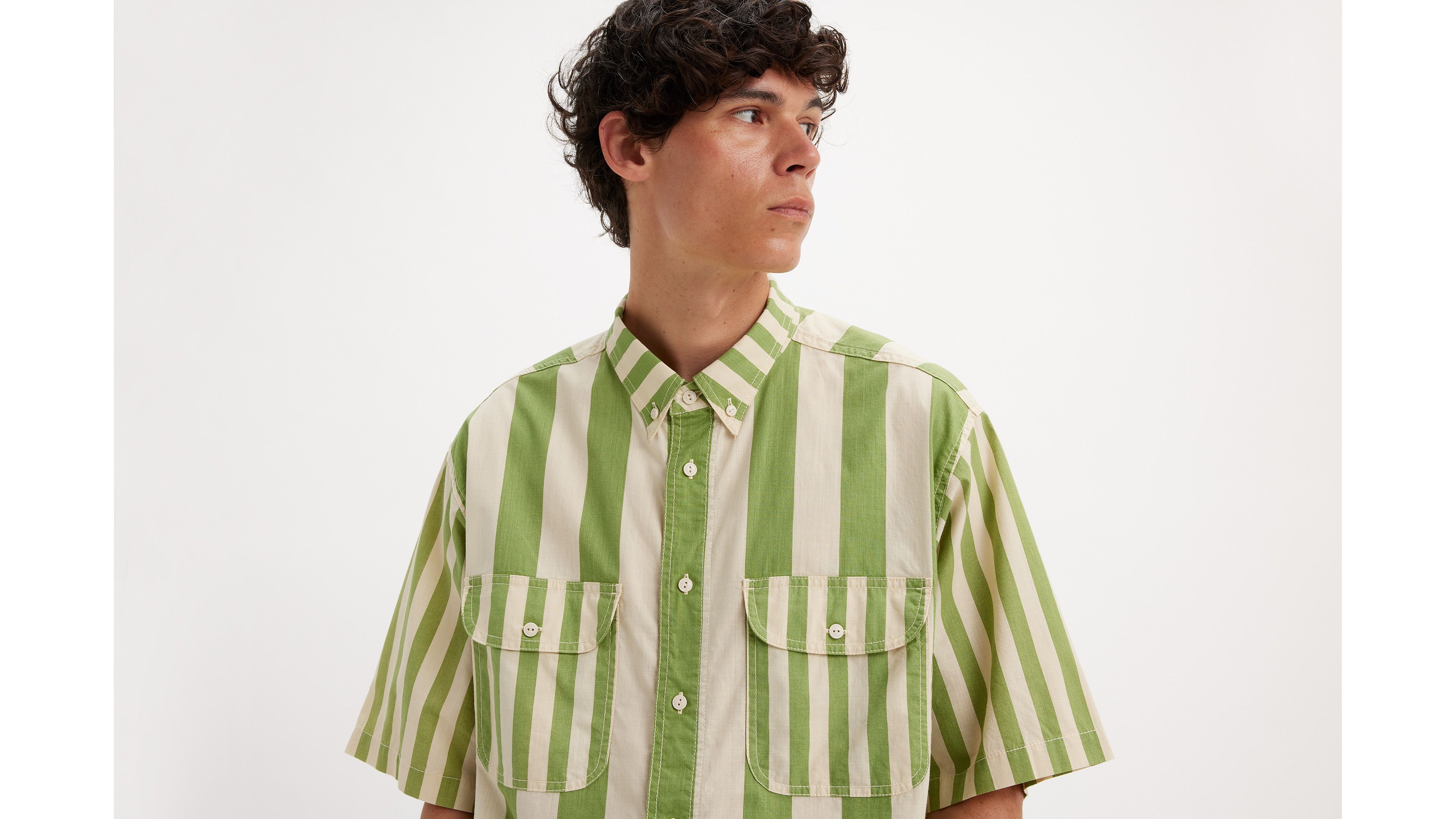 Levi's® Skateboarding chemise manches courtes - Mixed Up - Vert