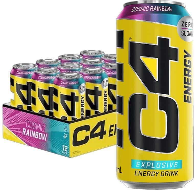 C4 Original Carbonated - Pre Workout - Ready-to-Drink - 12 stuks (6000 ml) - Orange Slice