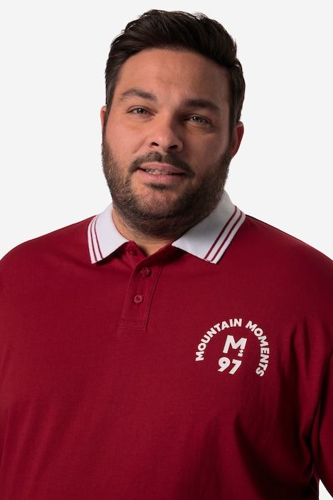 Men+ Poloshirt Bauchfit, Halbarm, Polokragen, bis 8 XL