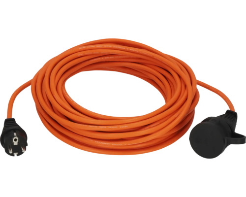 Bremaxx verlengkabel 25 m IP44 AT-N05V3V3-F oranje voor kortdurend buitengebruik