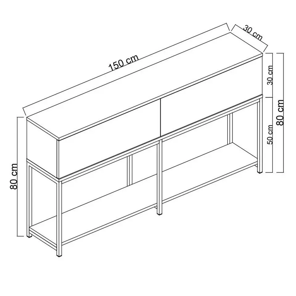 Moderne consoletafel - Woody Fashion