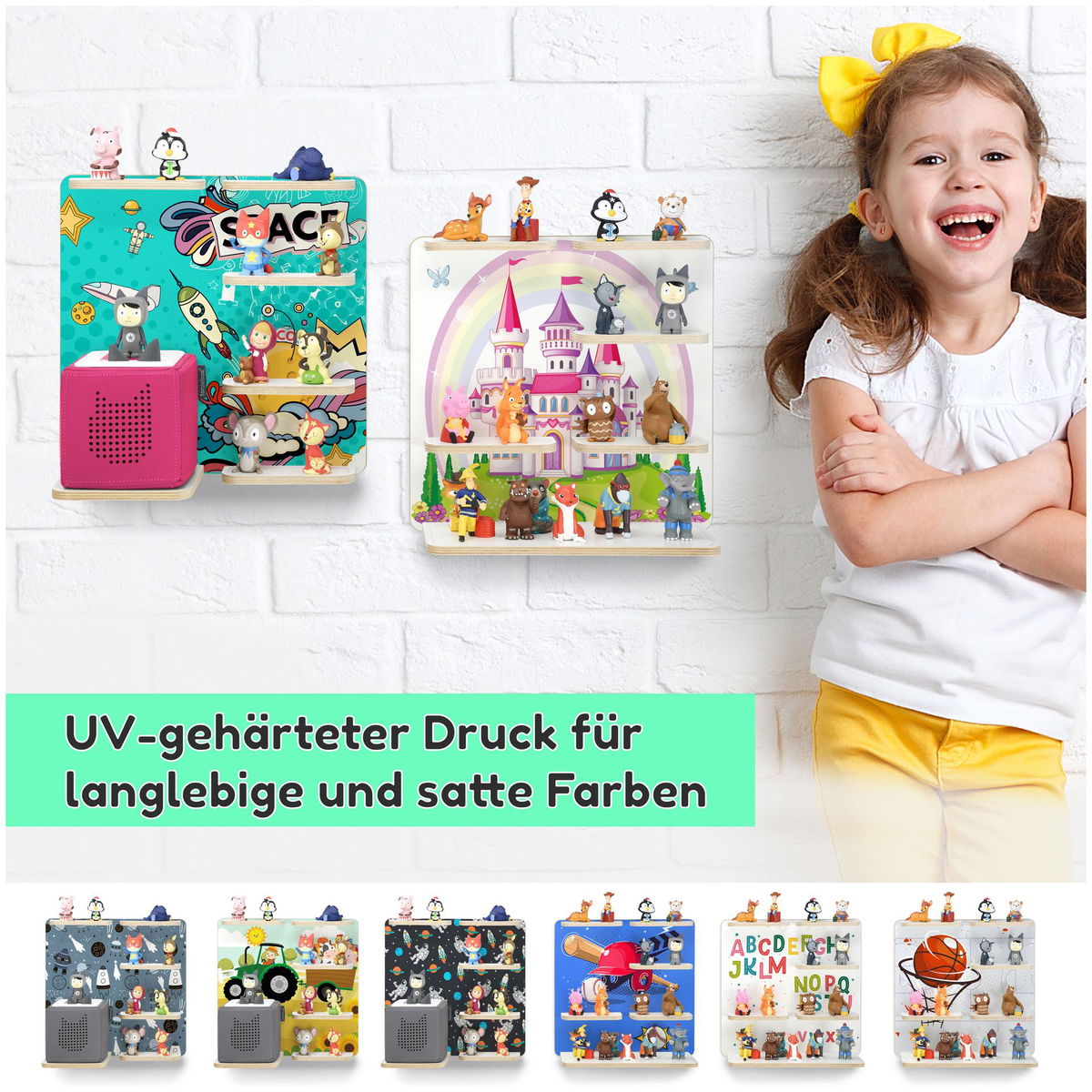 stadteckenstadtecken   Regal für Toniebox 1 und 2 erweiterbar Meerjungfrau