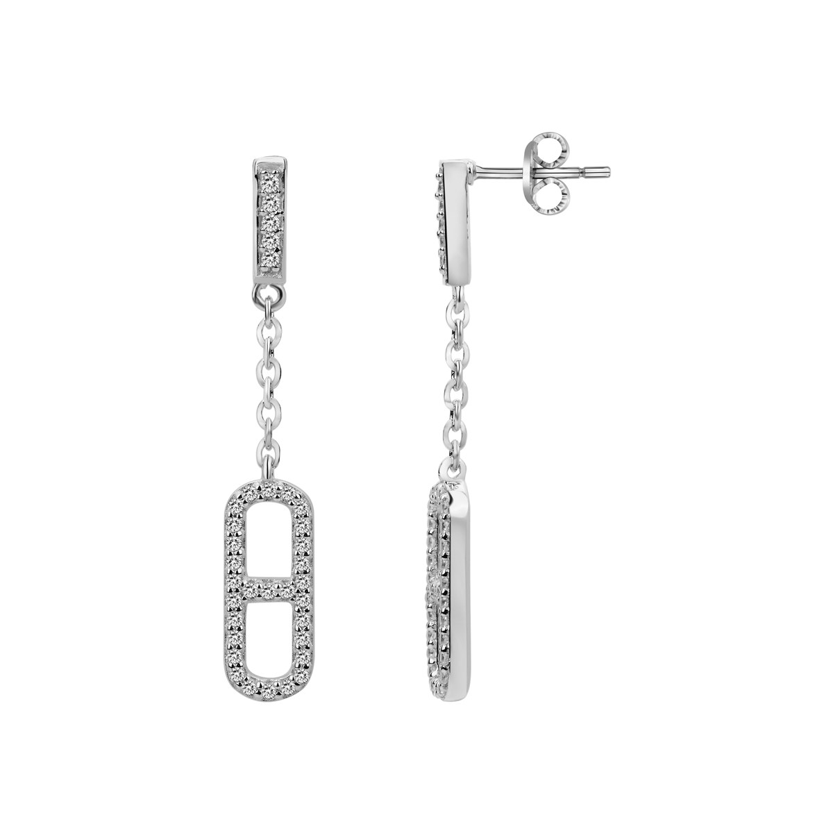 Boucles d'oreilles pendantes en Argent