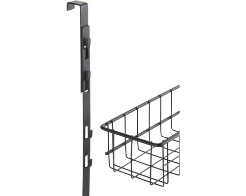 Wenko deurplank, zwart, 54112100