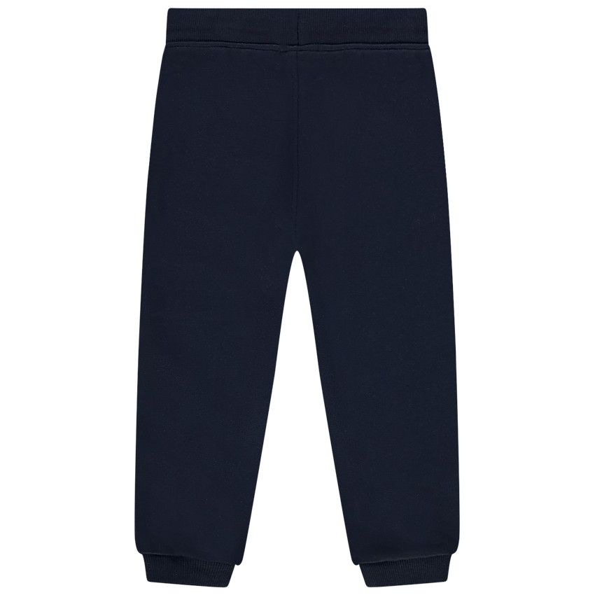 Jogging en molleton uni pour bébé garçon - Bleu marine