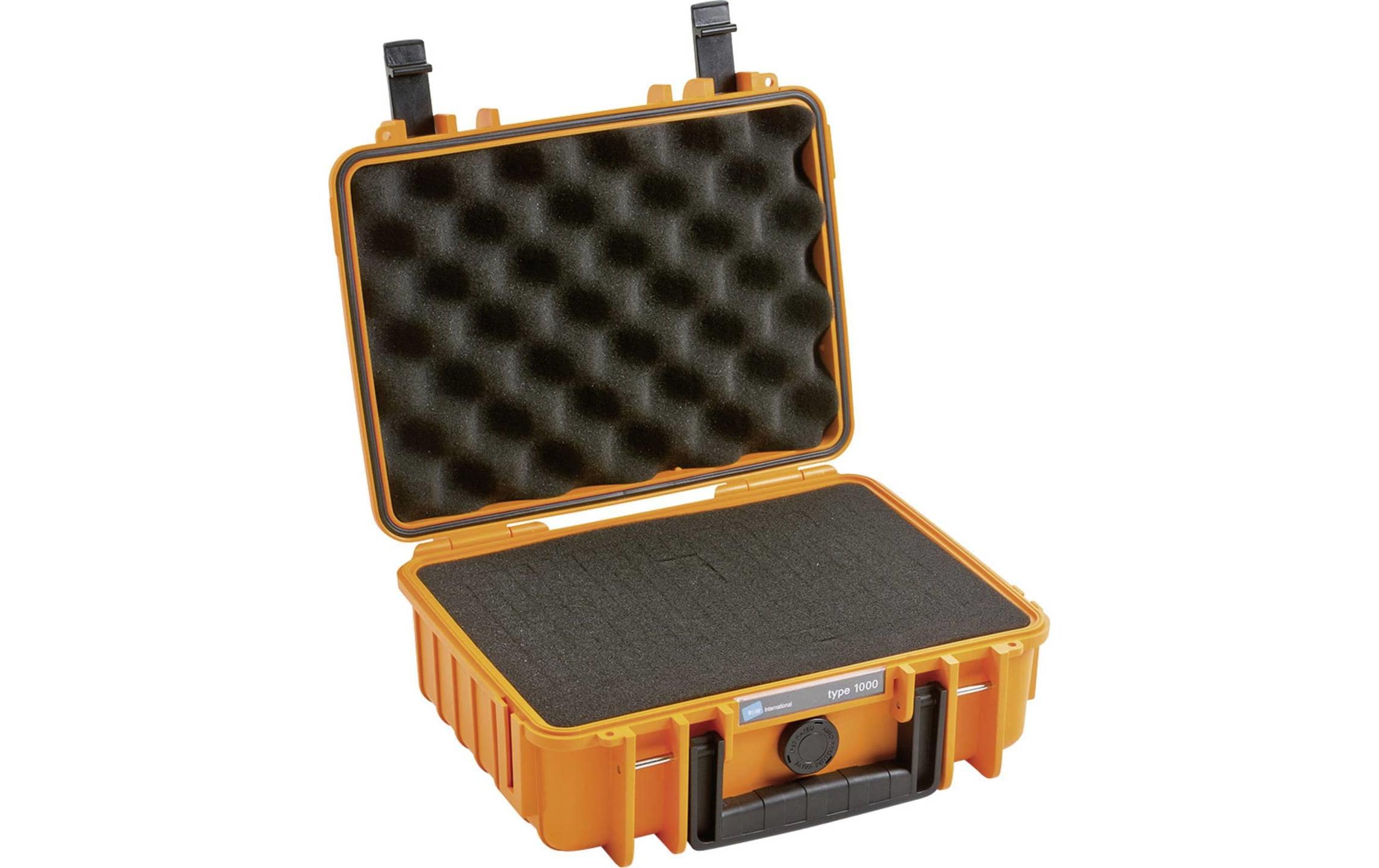 Outdoor-Koffer Typ 1000 SI OrangeOutdoor-Koffer mit gepolstertem Deckel