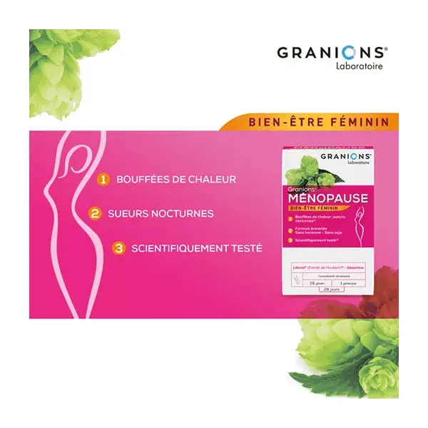 Granions Menopausa 56 cápsulas