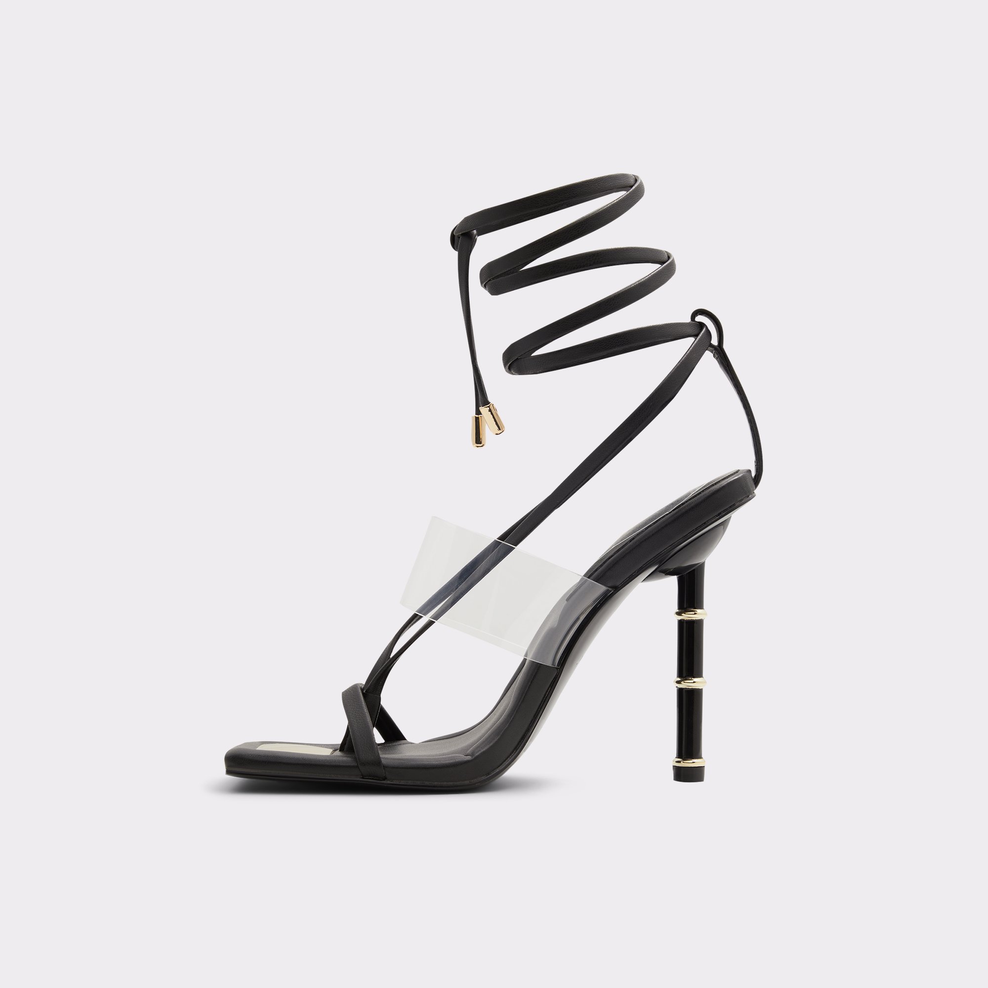 Elektra Black Women Strappy Sandals