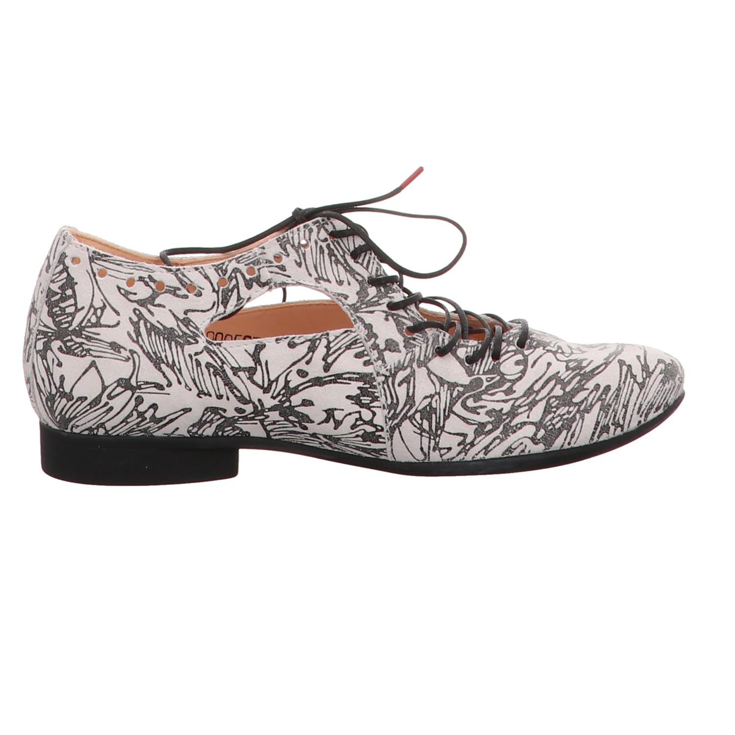 Think Halbschuh weiß/schwarz weiss/weiss kombi