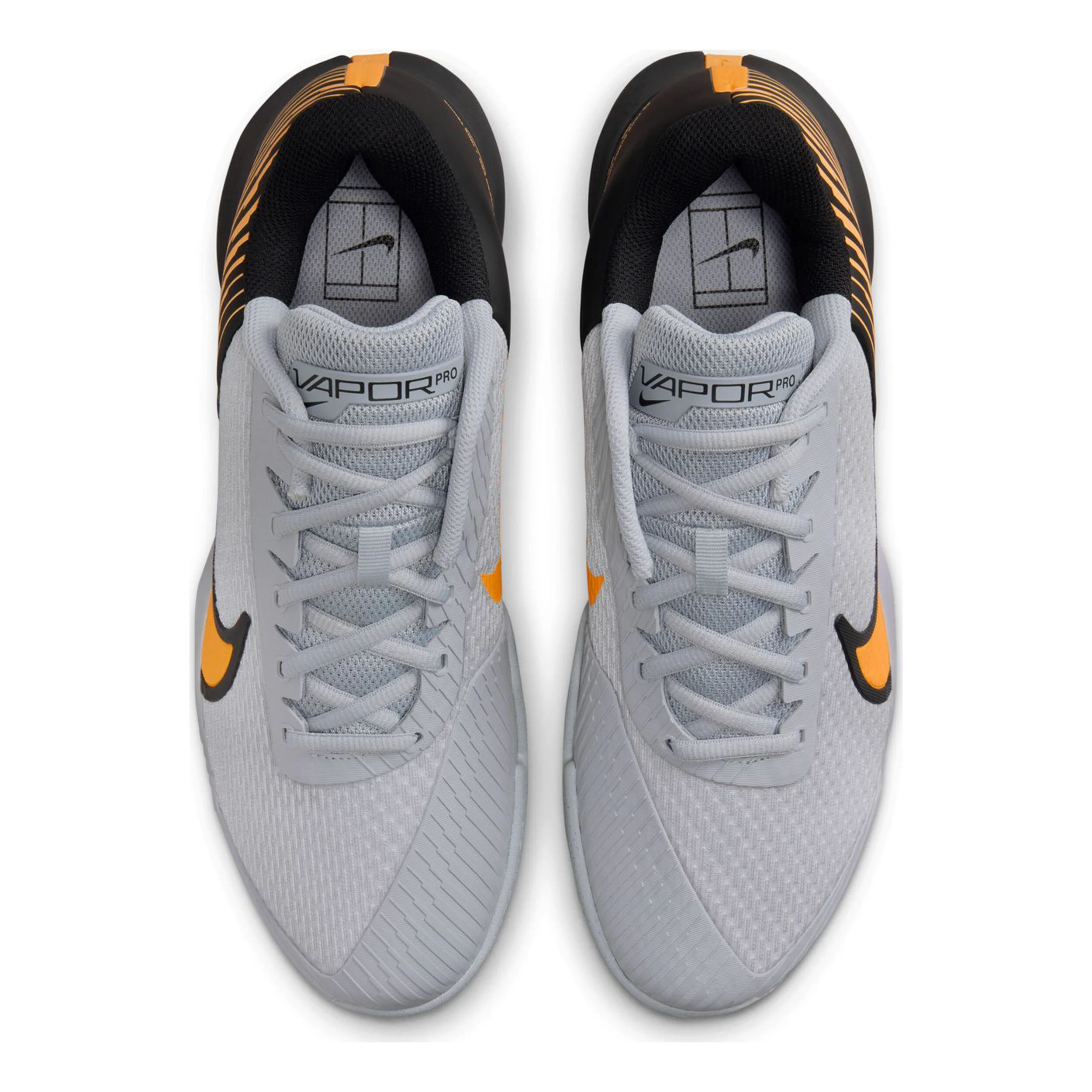 Nike Air Zoom Vapor Pro 2 Chaussure Terre Battue Hommes - Gris , Orange
