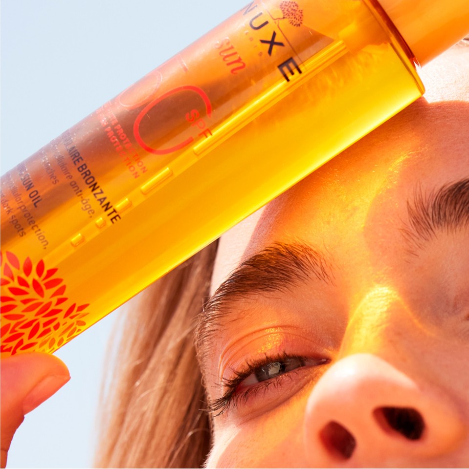 Nuxe Sun - Tanning Oil Face & Body SPF 50 150 ml - Solcreme