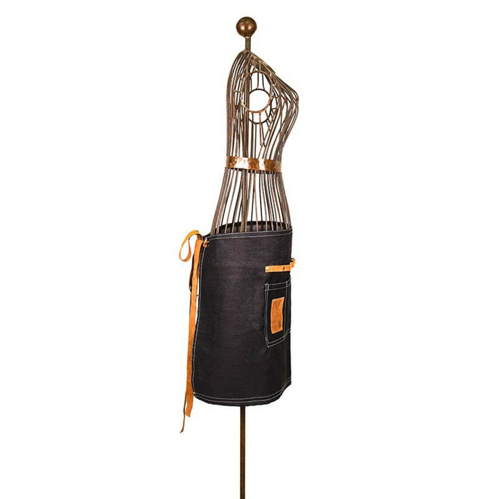 Tablier de jardinage pour femme en jean