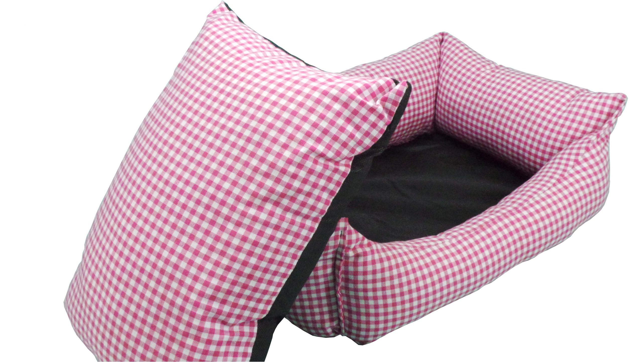 Berço quadrado VICHY T1 50x40 rosa