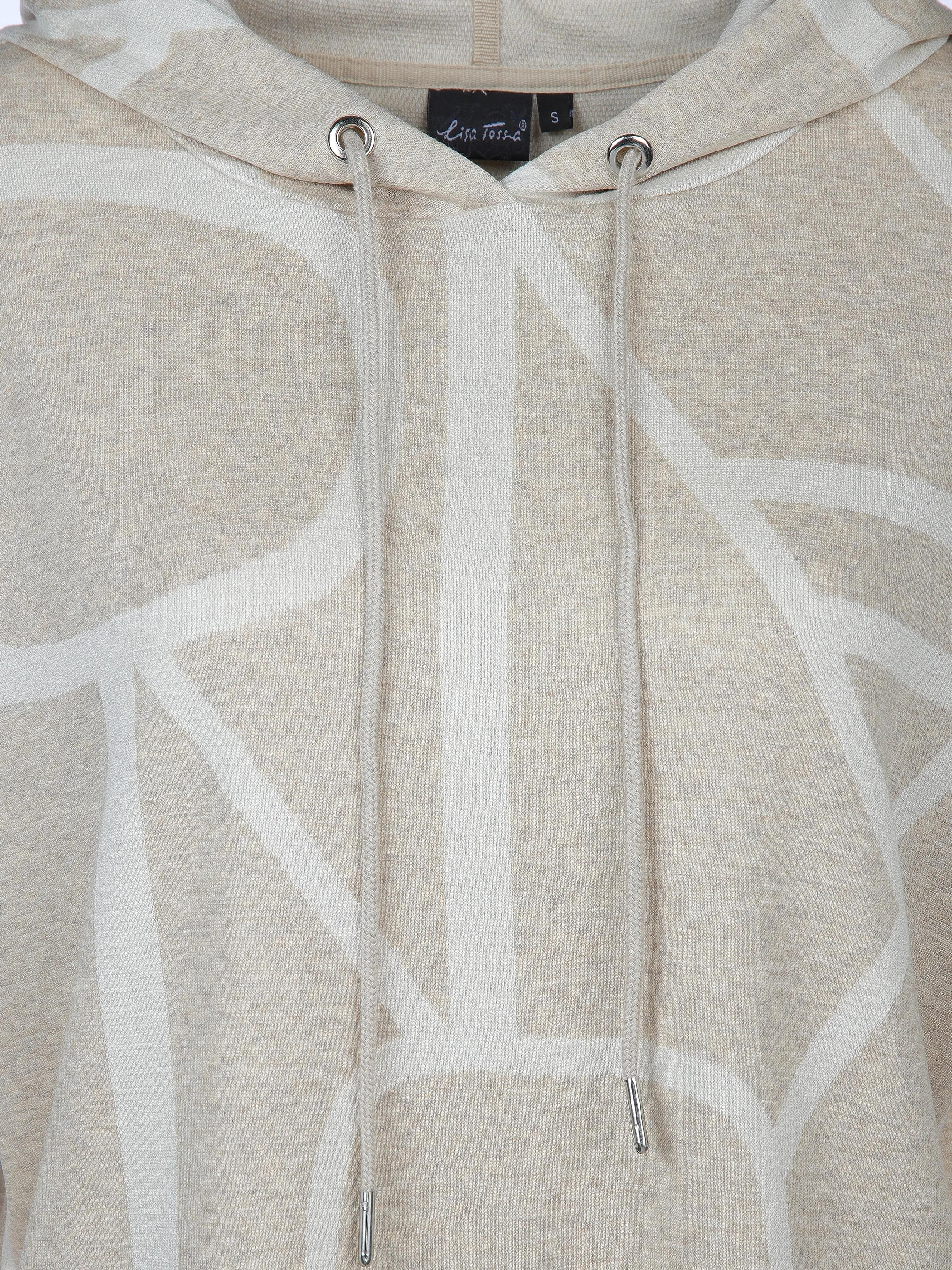 Damen Jacquard Hoodie