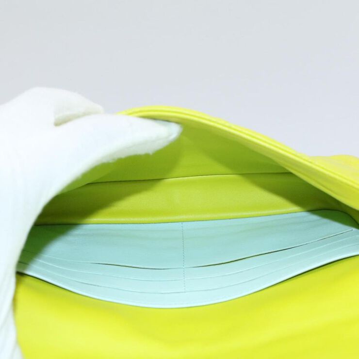 Dior Vintage Dior Shoulder Bag Yellow