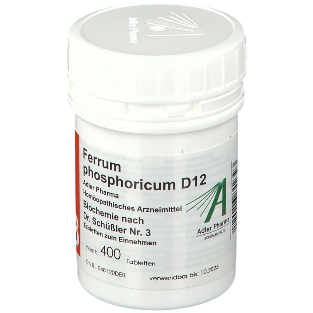 Adler Pharma Ferrum phosphoricum D12 Biochemie nach Dr. Schüßler Nr. 3