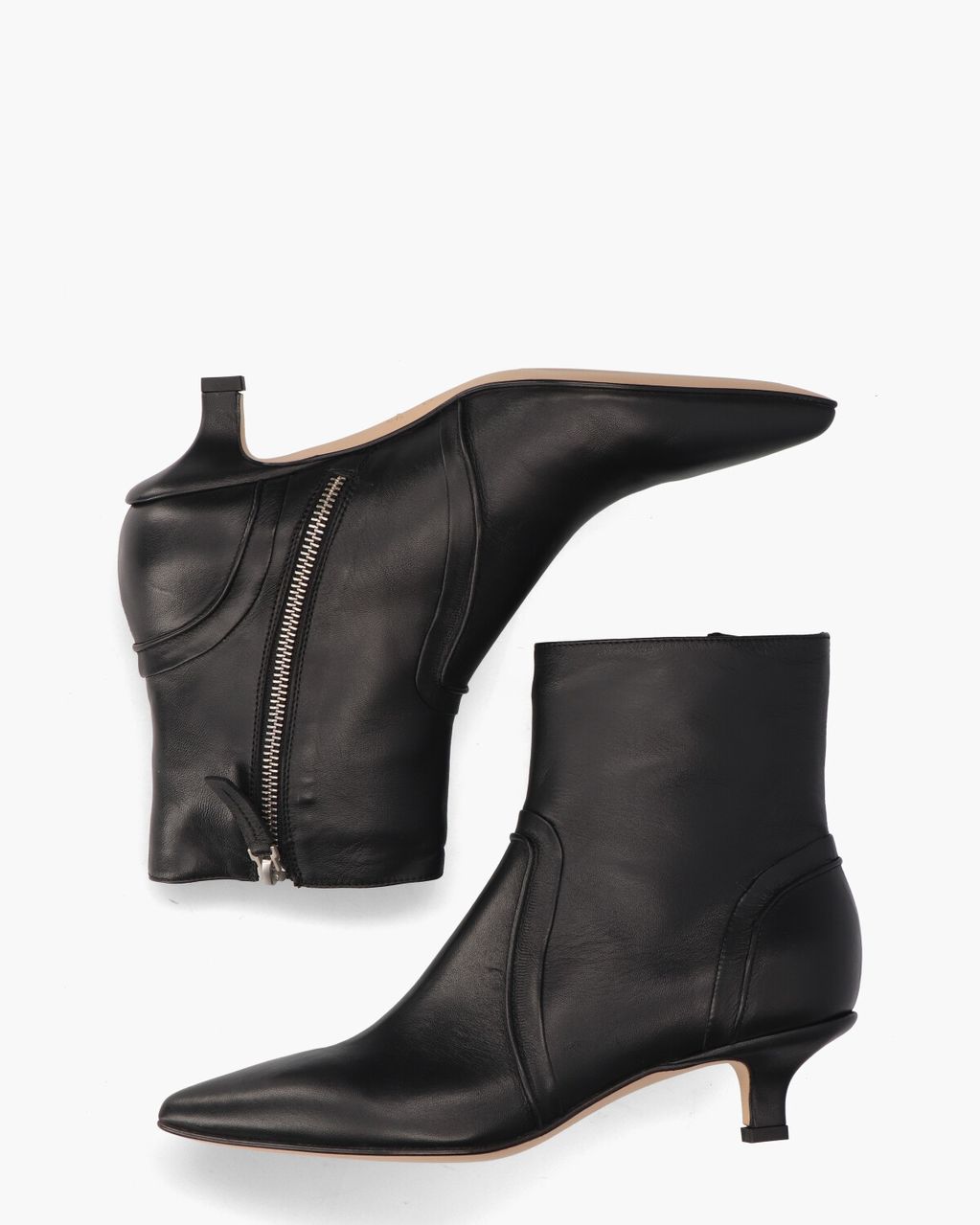 Pomme D'or Helle 4920 Zwart Dames Enkelboots