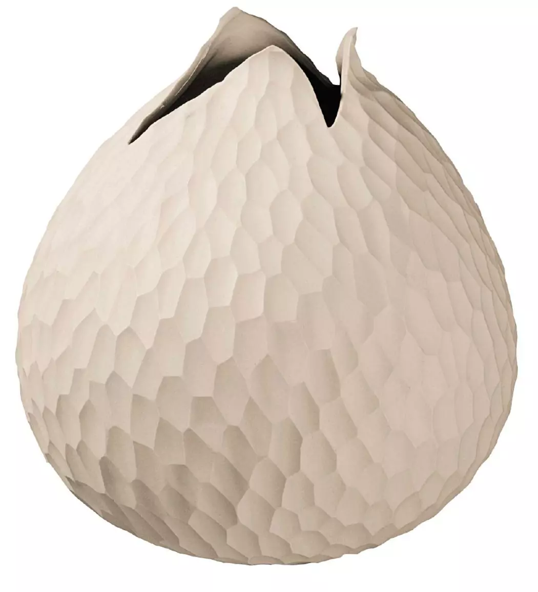 Vase Yoko mit Relief 18 cm