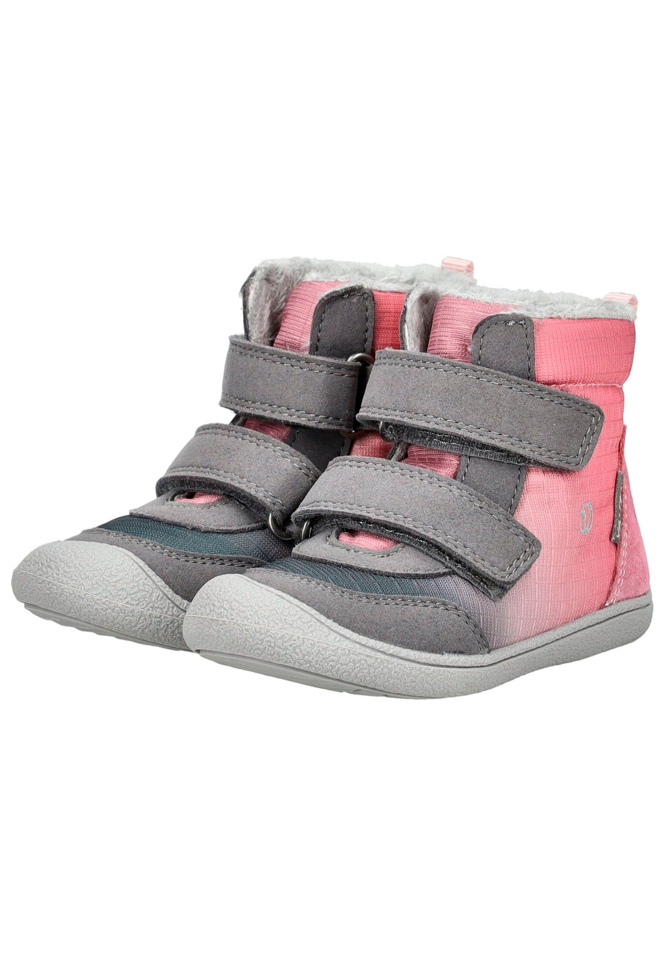 VADO Stiefelette Grau/Rosa