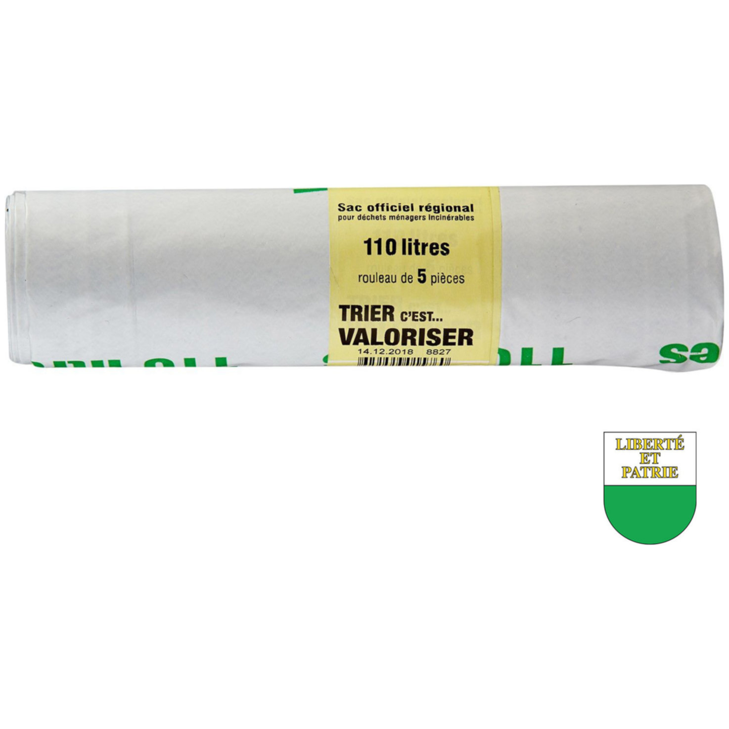 Gebührenkehrichtsack Vaud 110L 5 Stück