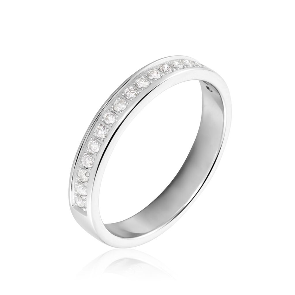 Alliance Amber Or Blanc Diamant