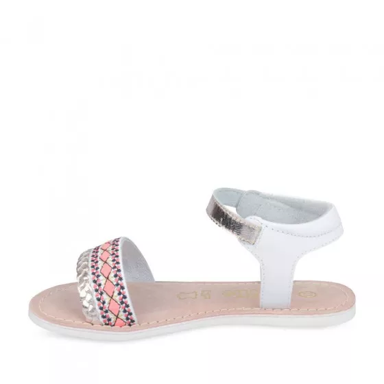 Sandales BLANC LOVELY SKULL CUIR