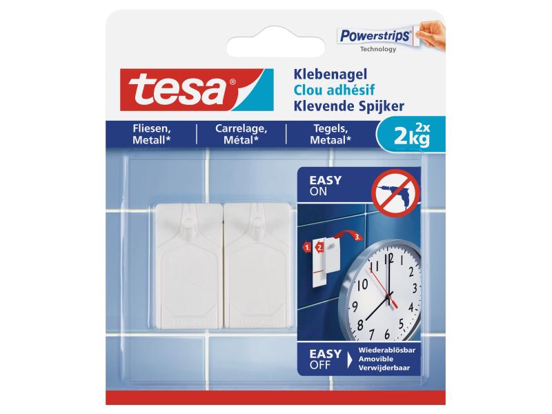 tesa Klebenagel 2 kg für Fliesen   Metall 2 Stück