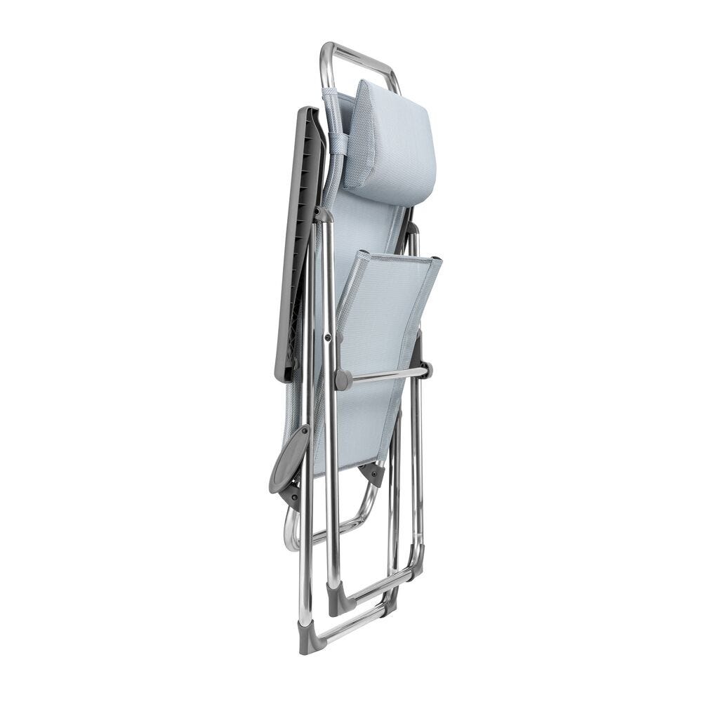 Mehrpositions-Campingsessel - XL Alu Cham XL Batyline® Iso Blau Ciel