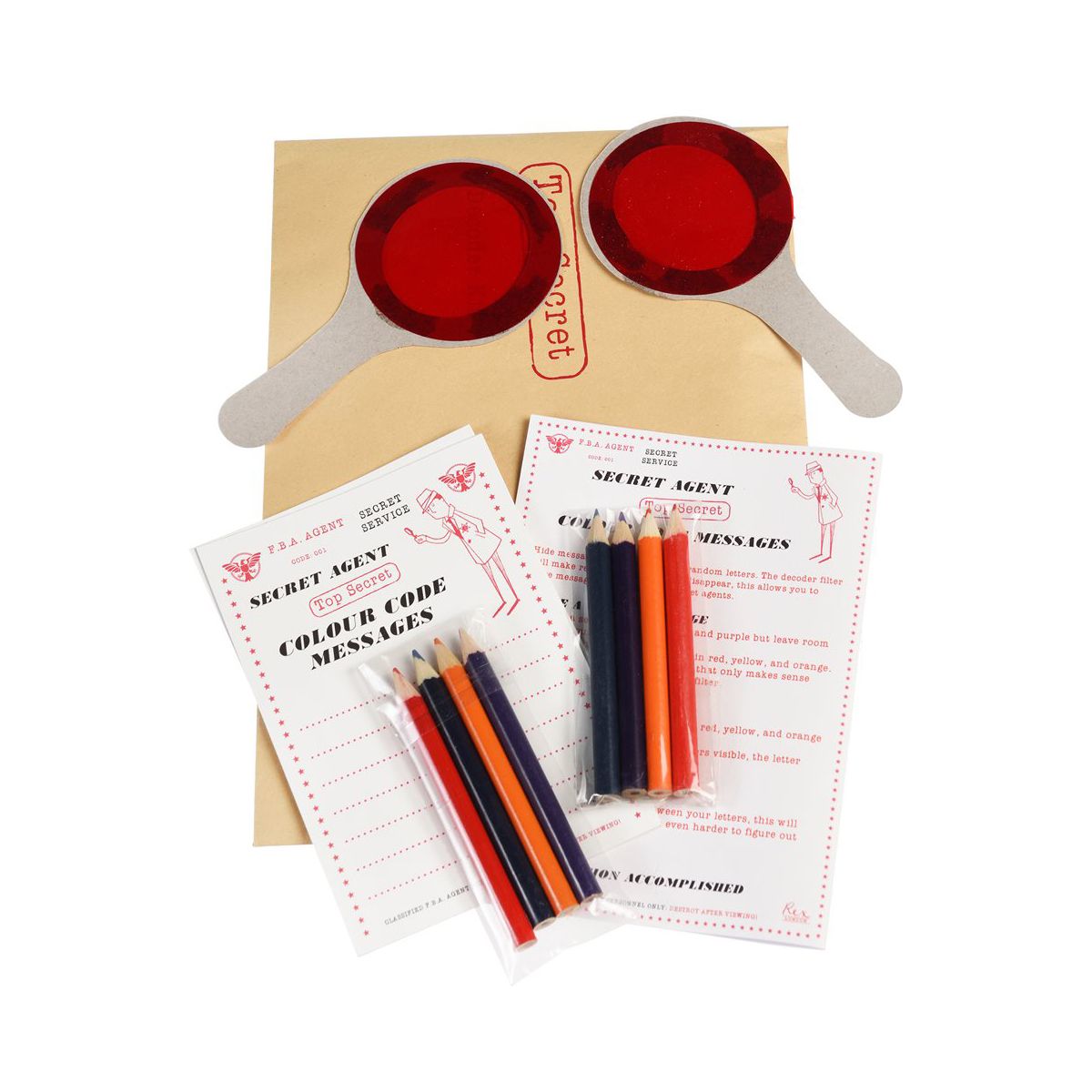 Kit d'espionnage spécial agent secret Rex London