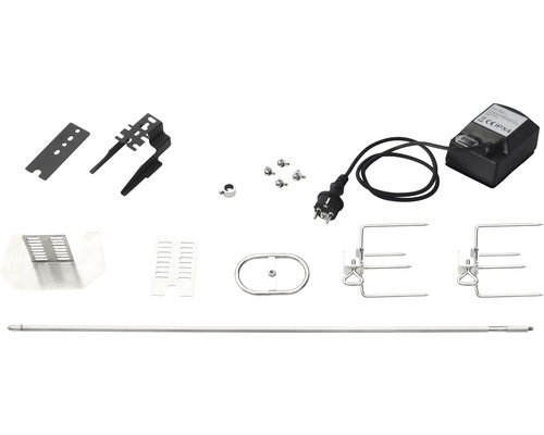 Tenneker® Carbon Rotisserie Grill Motor Grill Spit met Elektromotor